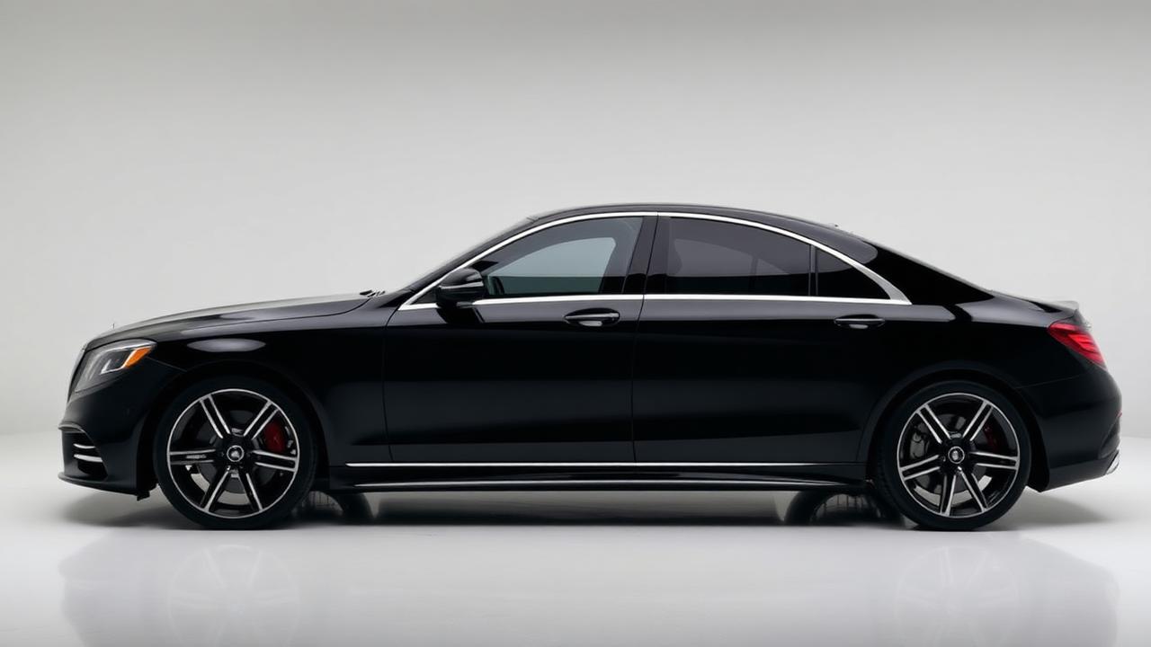 Mercedes-Benz S-Class · Smash & Grab Film after tint